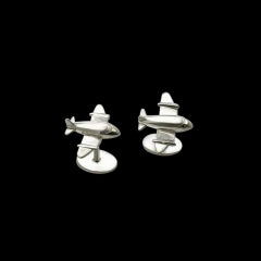 Tiffany & Co Airplane Cufflinks Sterling Silver 9 Grams Estate