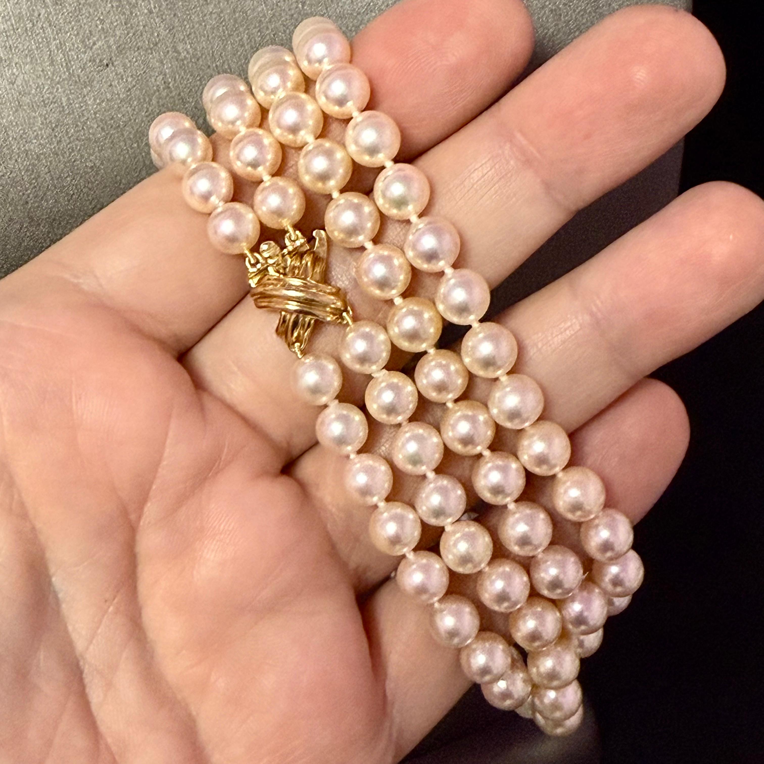 Tiffany & Co. Collana di perle Akoya Signature X 16