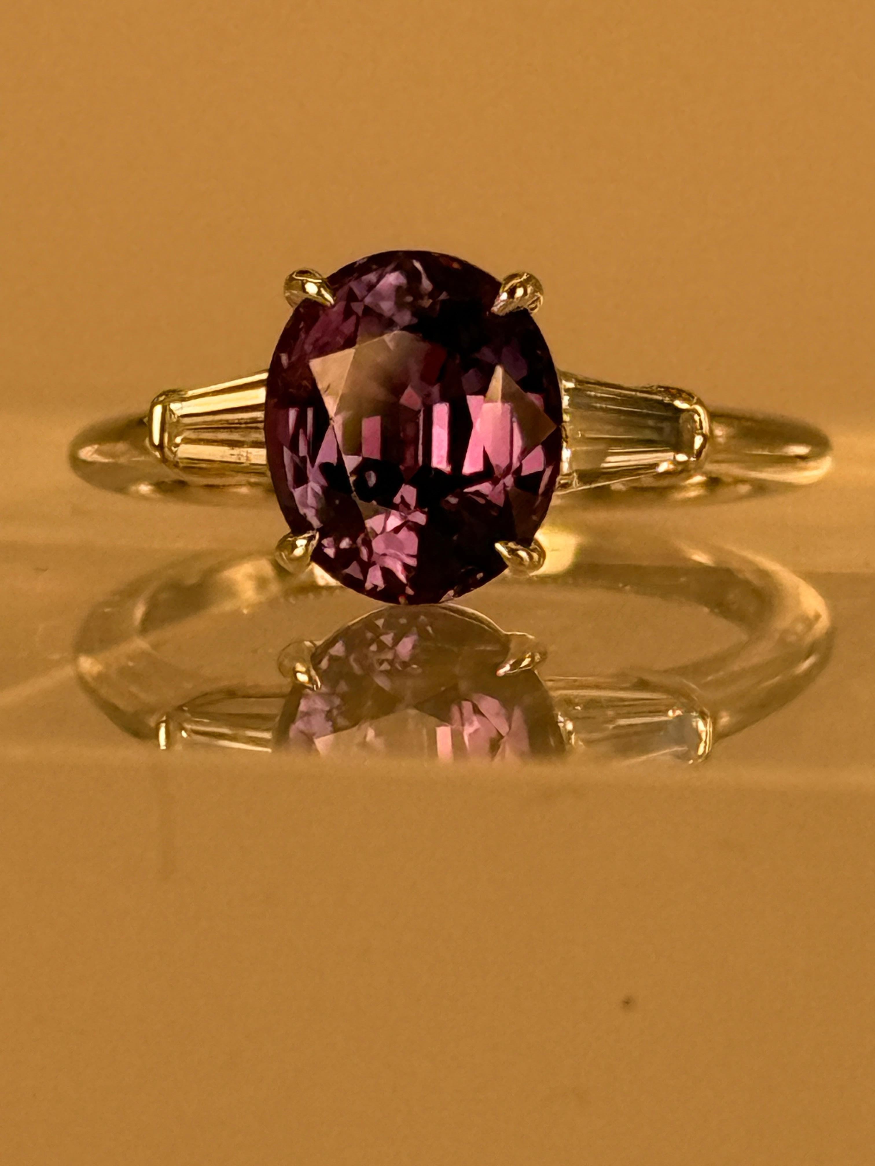 Tiffany & Co. Alexandrite Truly Rare, Highly Collectible 3.07 Carat Alexandrite In Excellent Condition For Sale In New York, NY