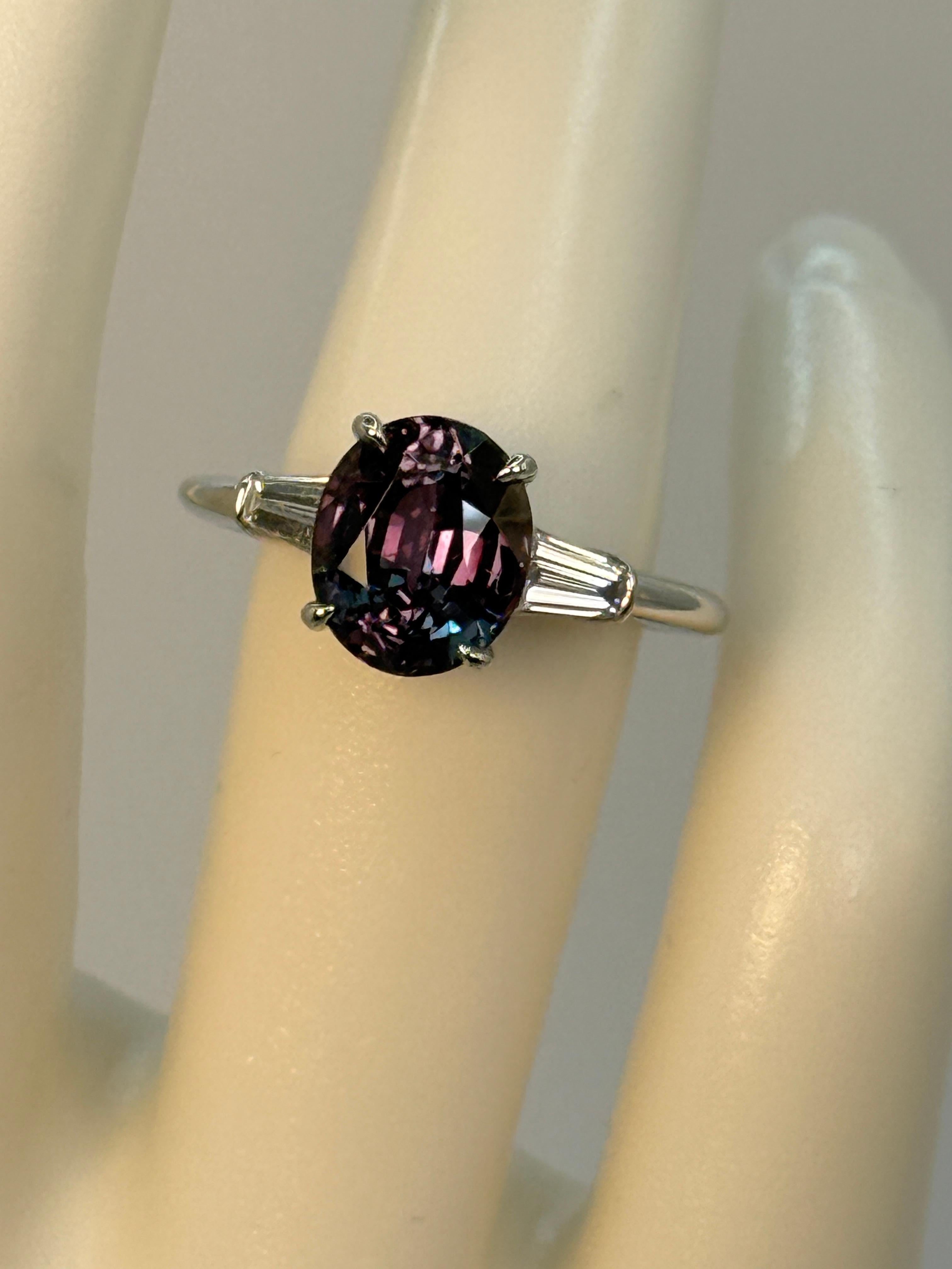 Tiffany & Co. Alexandrite Truly Rare, Highly Collectible 3.07 Carat Alexandrite For Sale 1