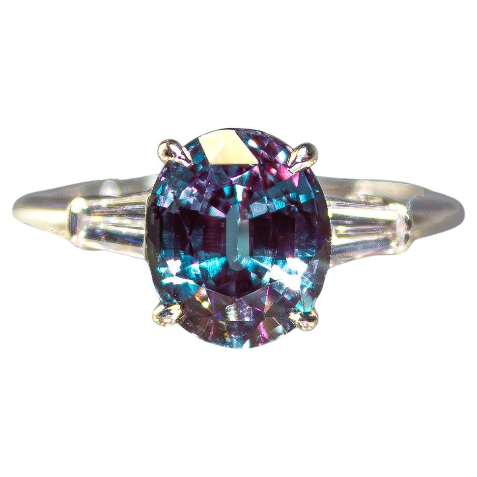 Tiffany & Co. Alexandrite Truly Rare, Highly Collectible 3.07 Carat Alexandrite For Sale