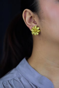 Tiffany & Co. Alpine Rose Earrings in Yellow Gold