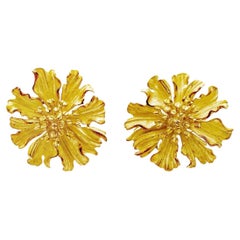 Tiffany & Co. Alpine Rose Earrings in Yellow Gold