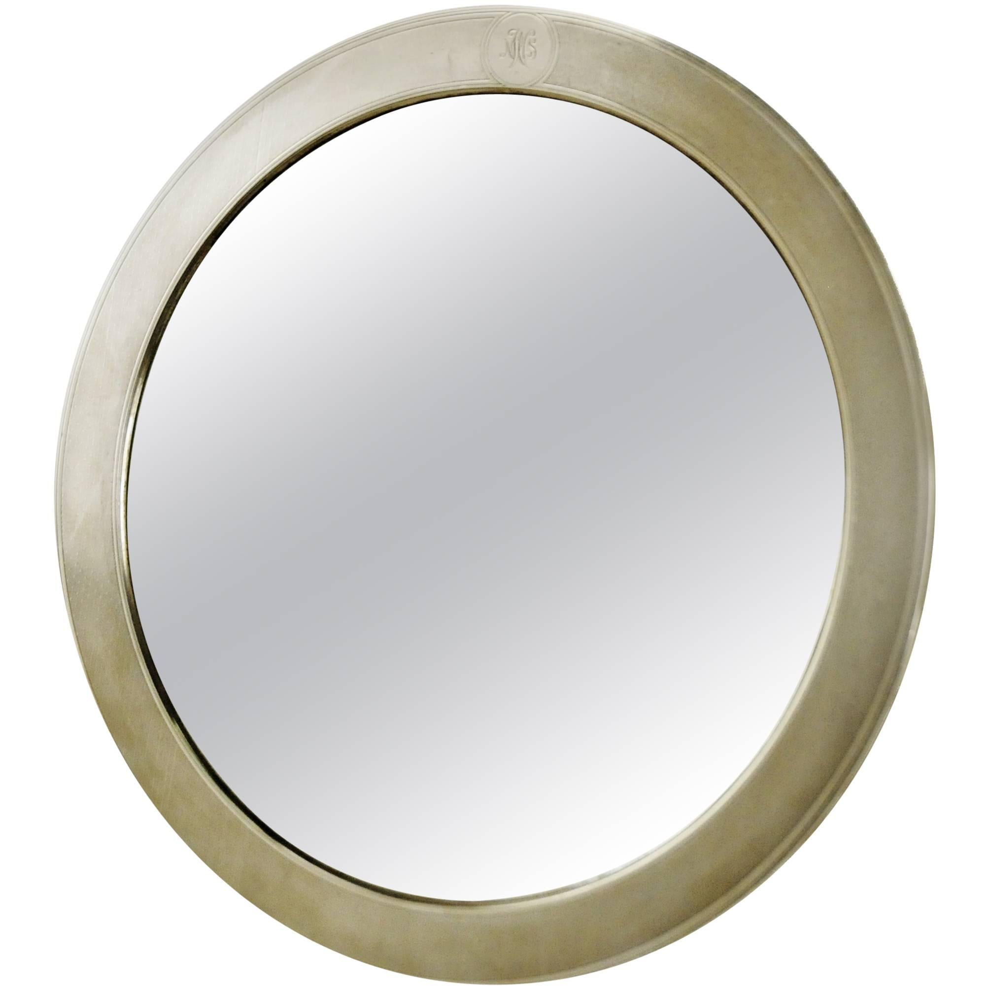 Tiffany & Co., American Art Deco, Sterling Silver Table Mirror, 1920s For Sale