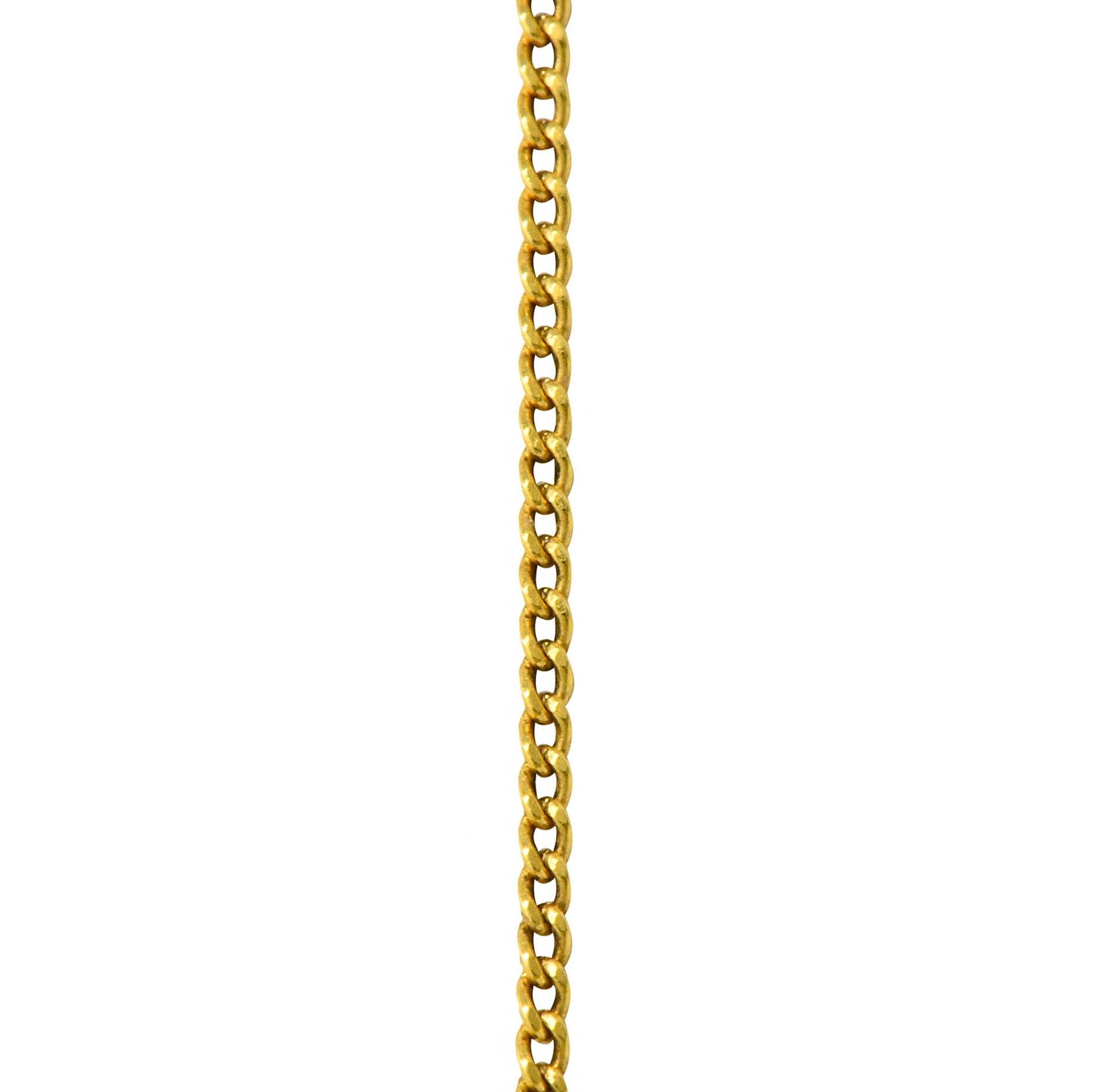 Contemporary Tiffany & Co. Amethyst 18 Karat Gold Cross My Heart Necklace