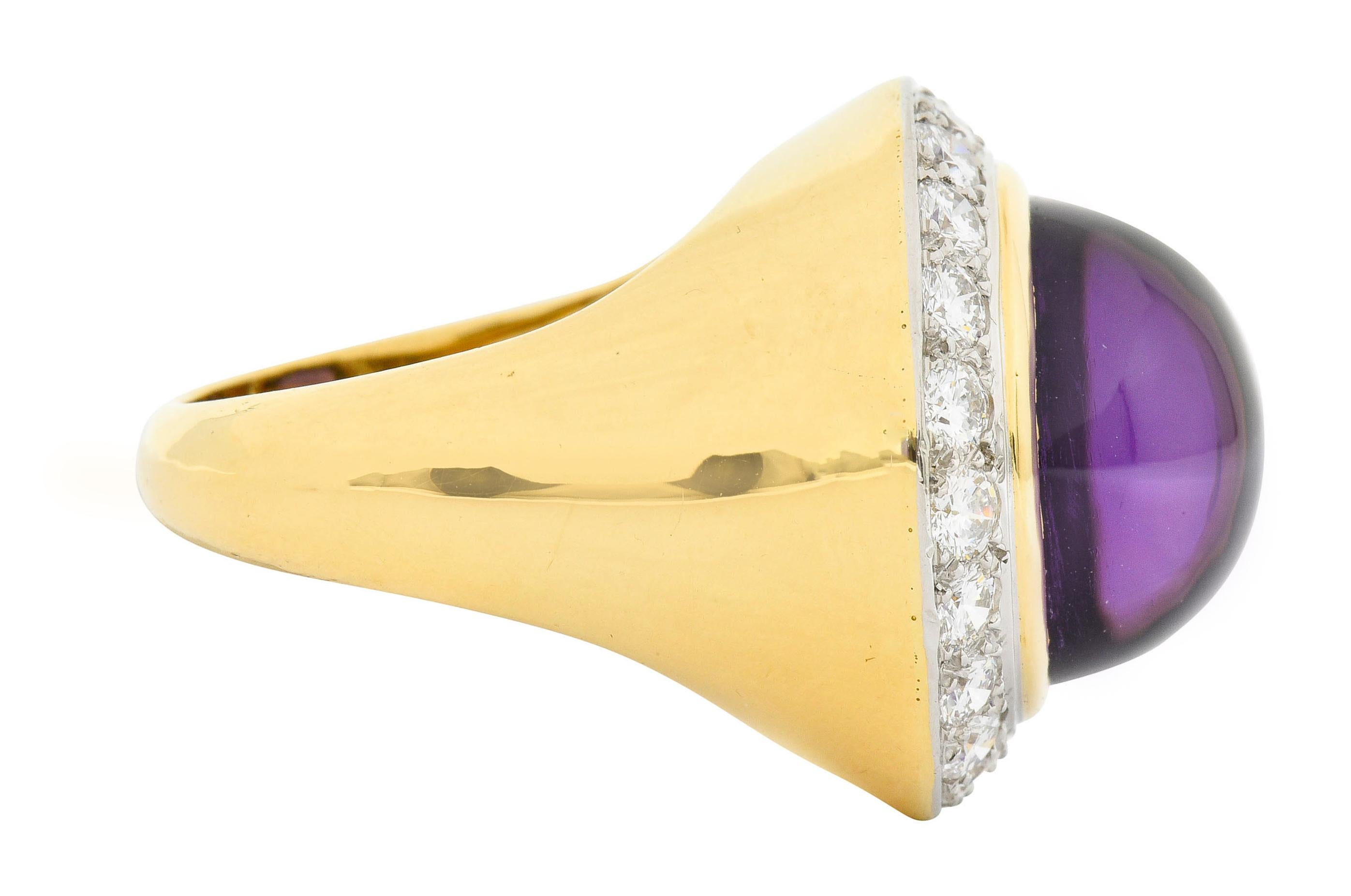 purple diamond ring tiffany