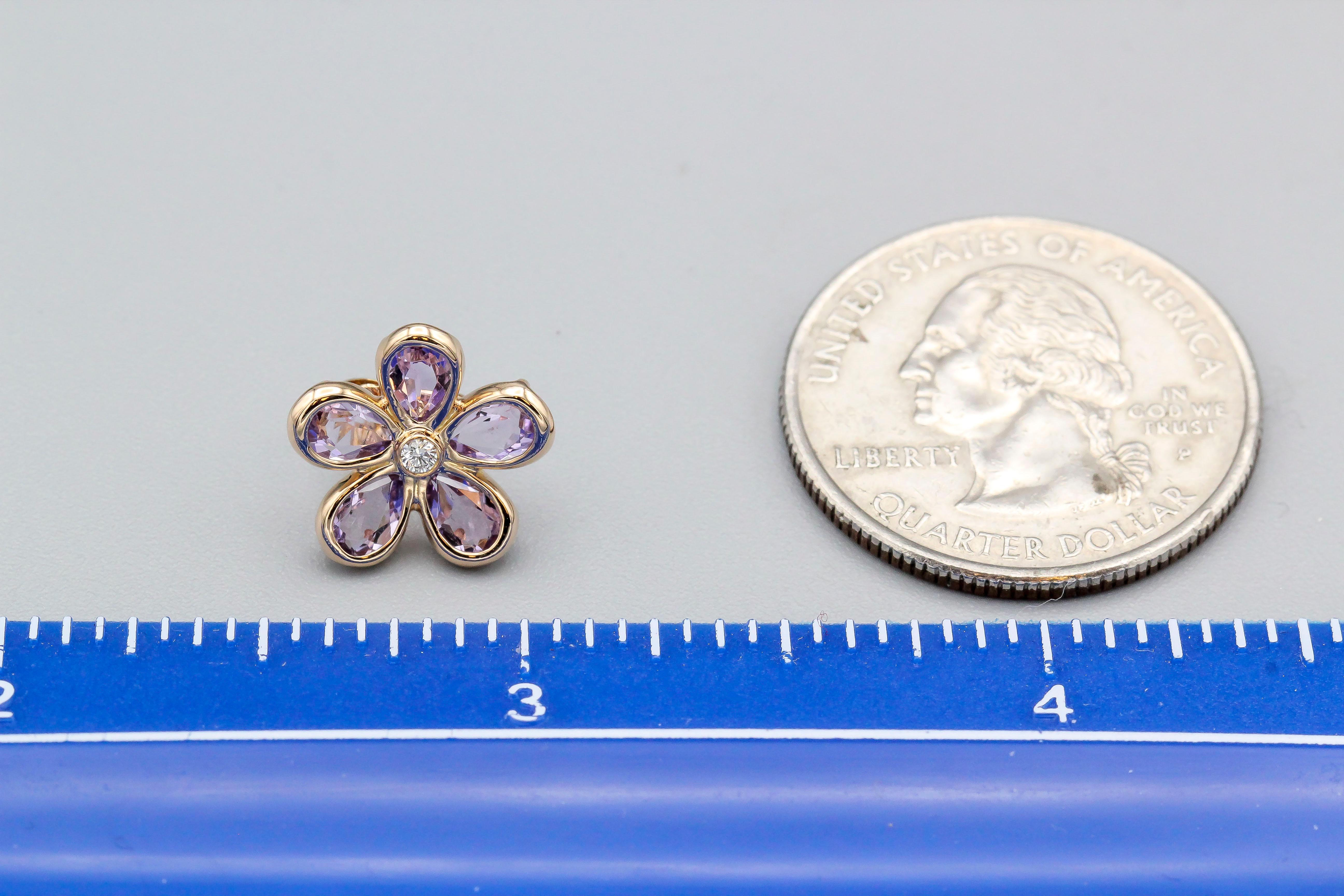 tiffany flower diamond earrings