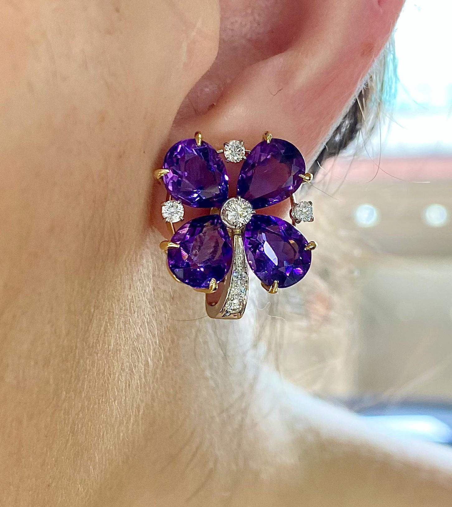 tiffany clover earrings