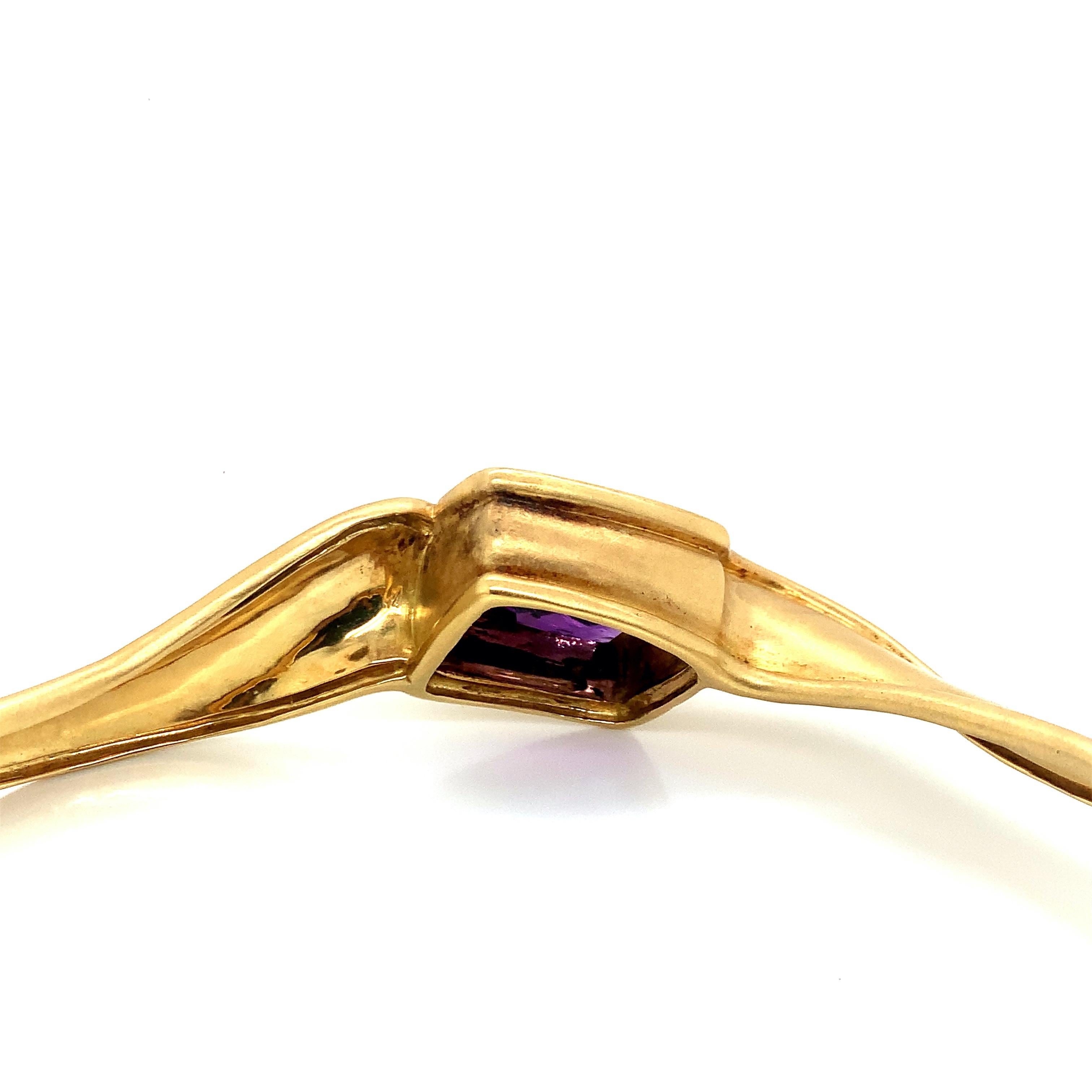 Tiffany & Co. Amethyst-Gold-Halskette Damen im Angebot