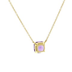 Tiffany & Co. Amethyst Sparkler Gold Pendant