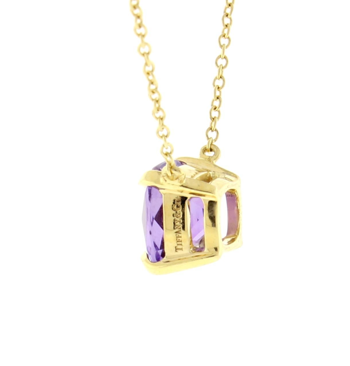 tiffany amethyst necklace