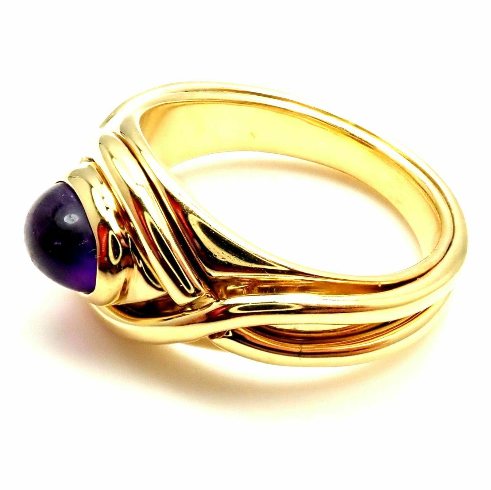 amethyst ring with gold band