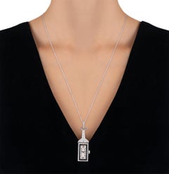 Tiffany & Co. and C.H. Meylan Art Deco Pendant Watch