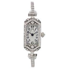 Tiffany & Co. and C.H. Meylan Art Deco Wristwatch