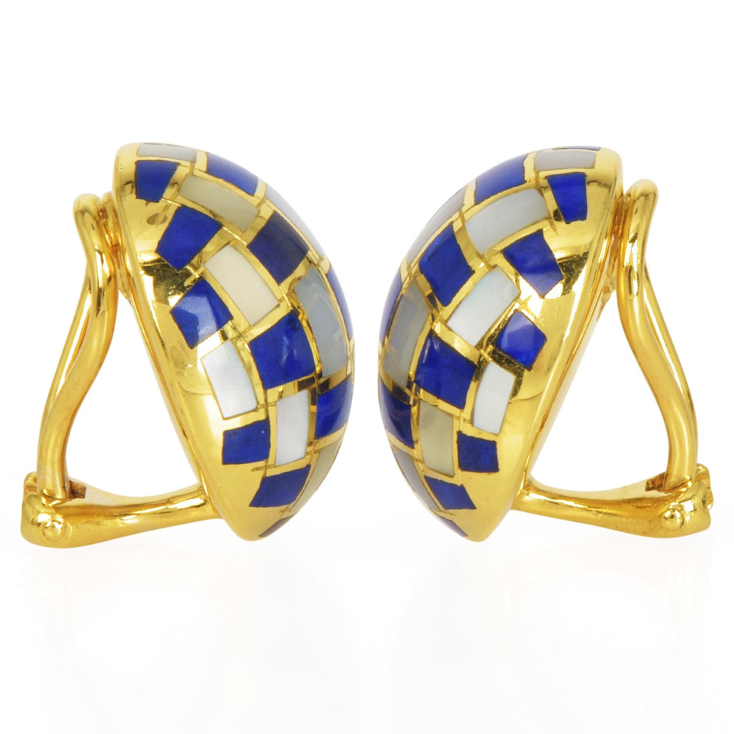 Tiffany & Co. Angela Cummings 18K Yellow Gold Dome Earrings In Excellent Condition In Miami, FL