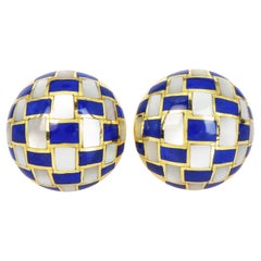Tiffany & Co. Angela Cummings 18K Yellow Gold Dome Earrings