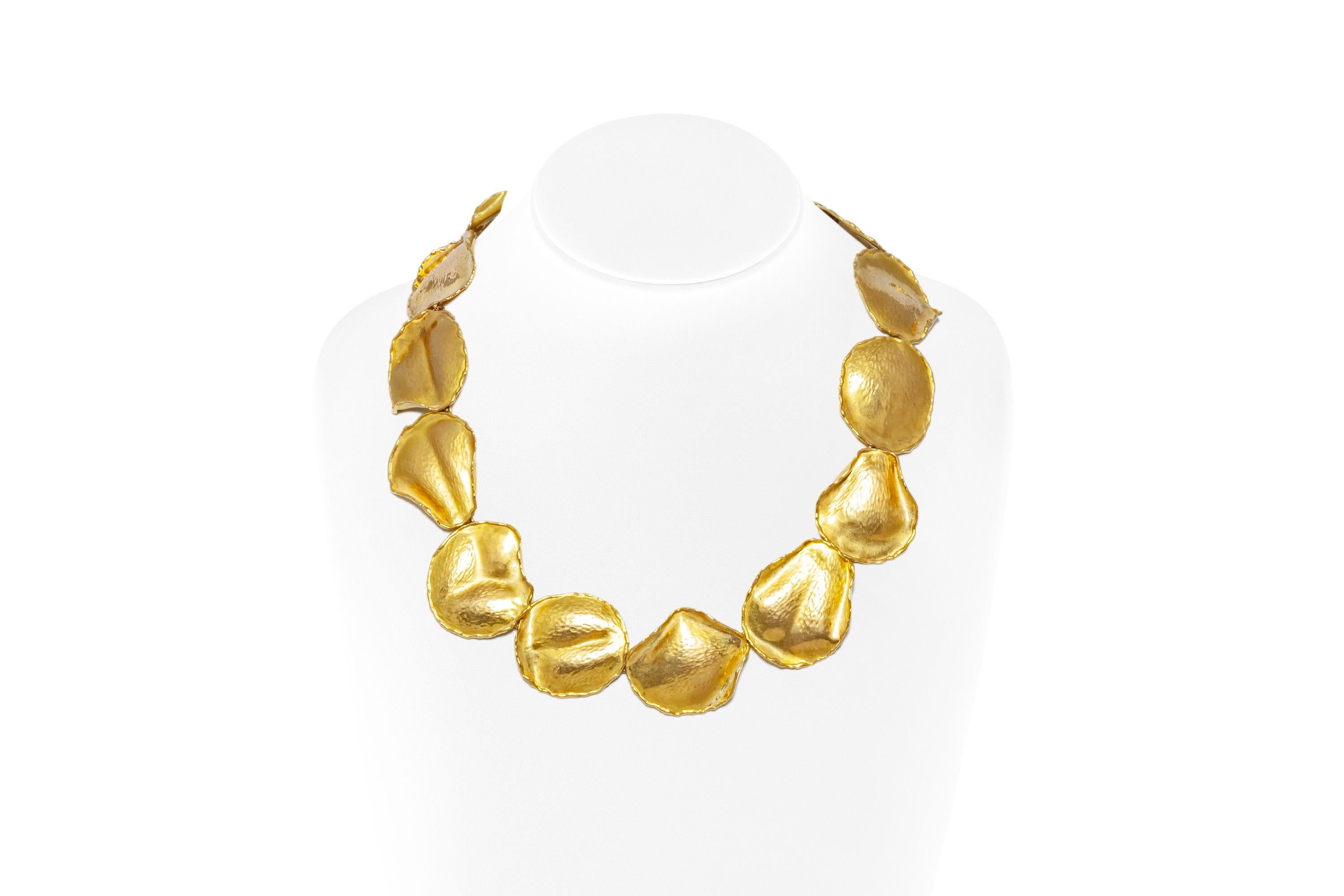 Women's Tiffany & Co. Angela Cummings Gold Rose Petal Necklace