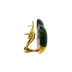Tiffany & Co. Angela Cummings Onyx and Gold Earrings with Box