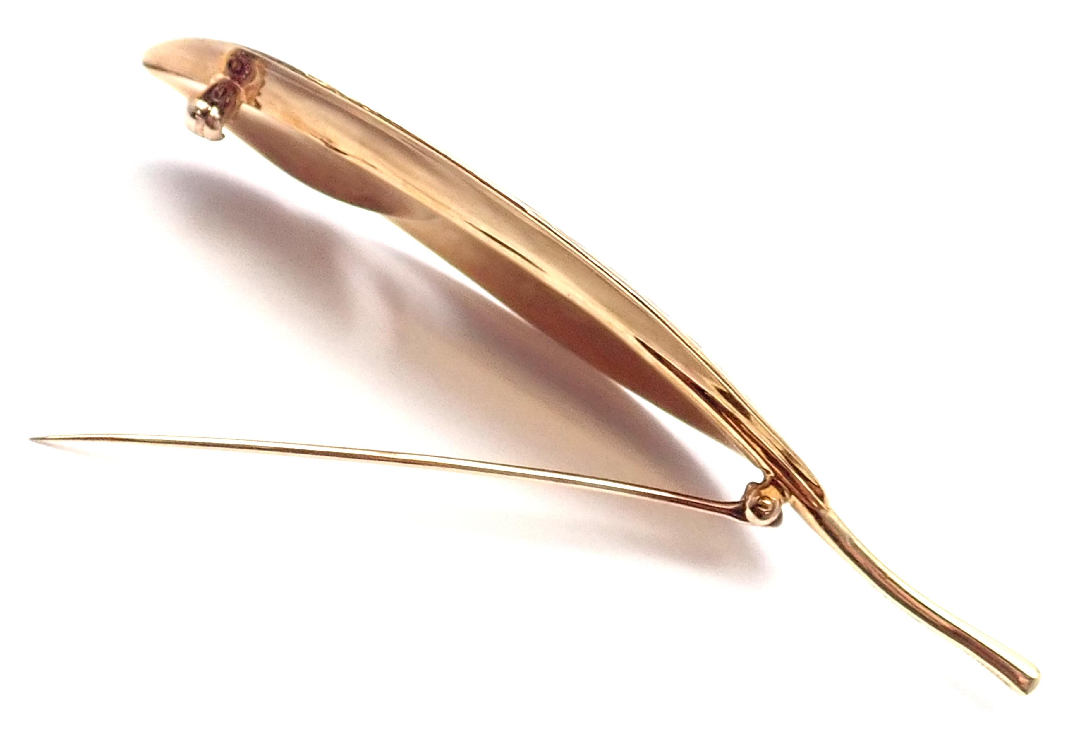 18k Yellow Gold Brooch by Angela Cummings for Tiffany & Co. 
Details: 
Measurements: 2 3/4