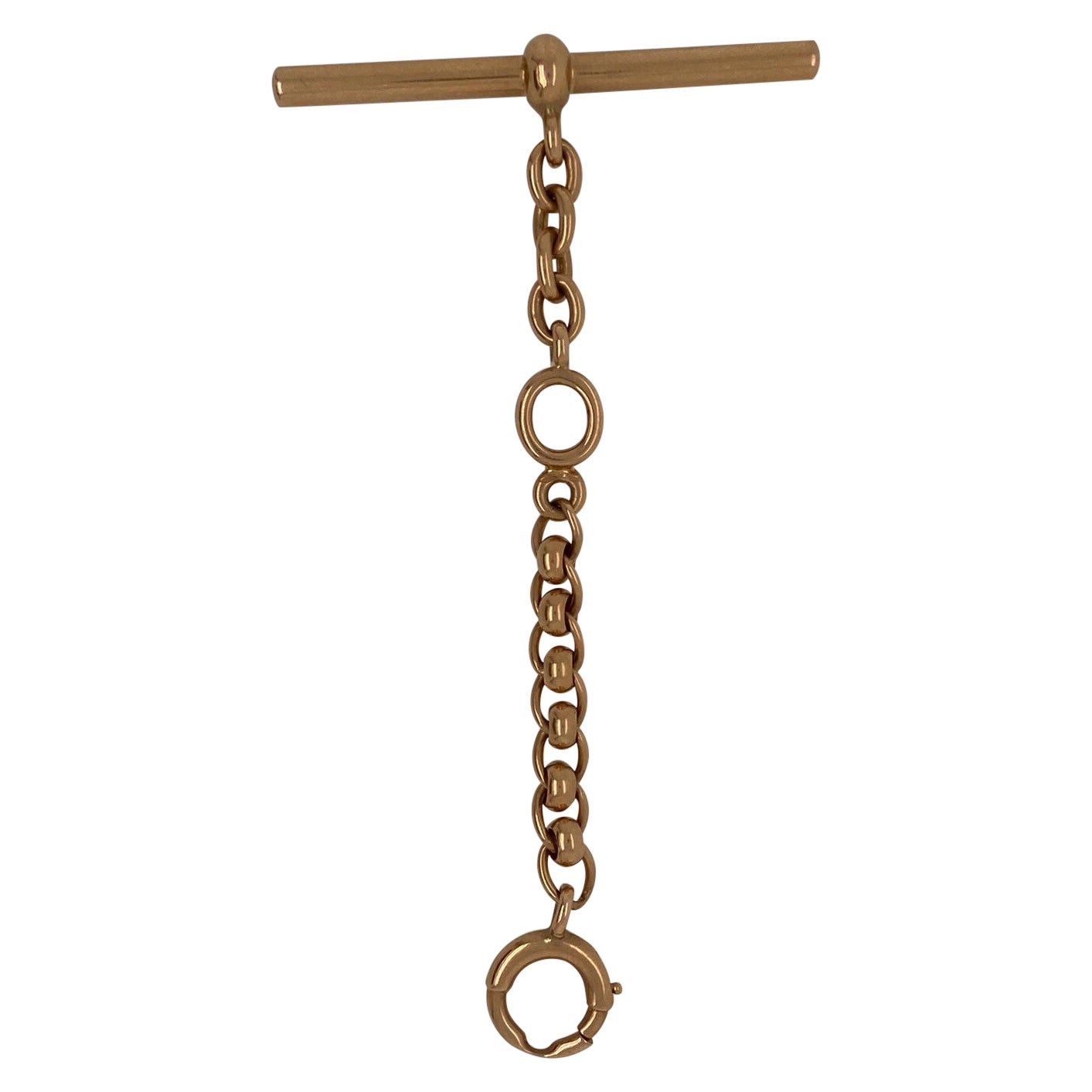 Tiffany 
Co. Antique 14k Rose Gold Watch Chain Fob Connector, Circa 1900s