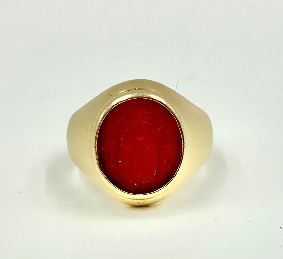tiffany & co. gold signet ring womens