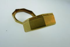 Tiffany & Co. 14 Karat Yellow Gold Pill Box Mirror Pendant circa 1900s Rare