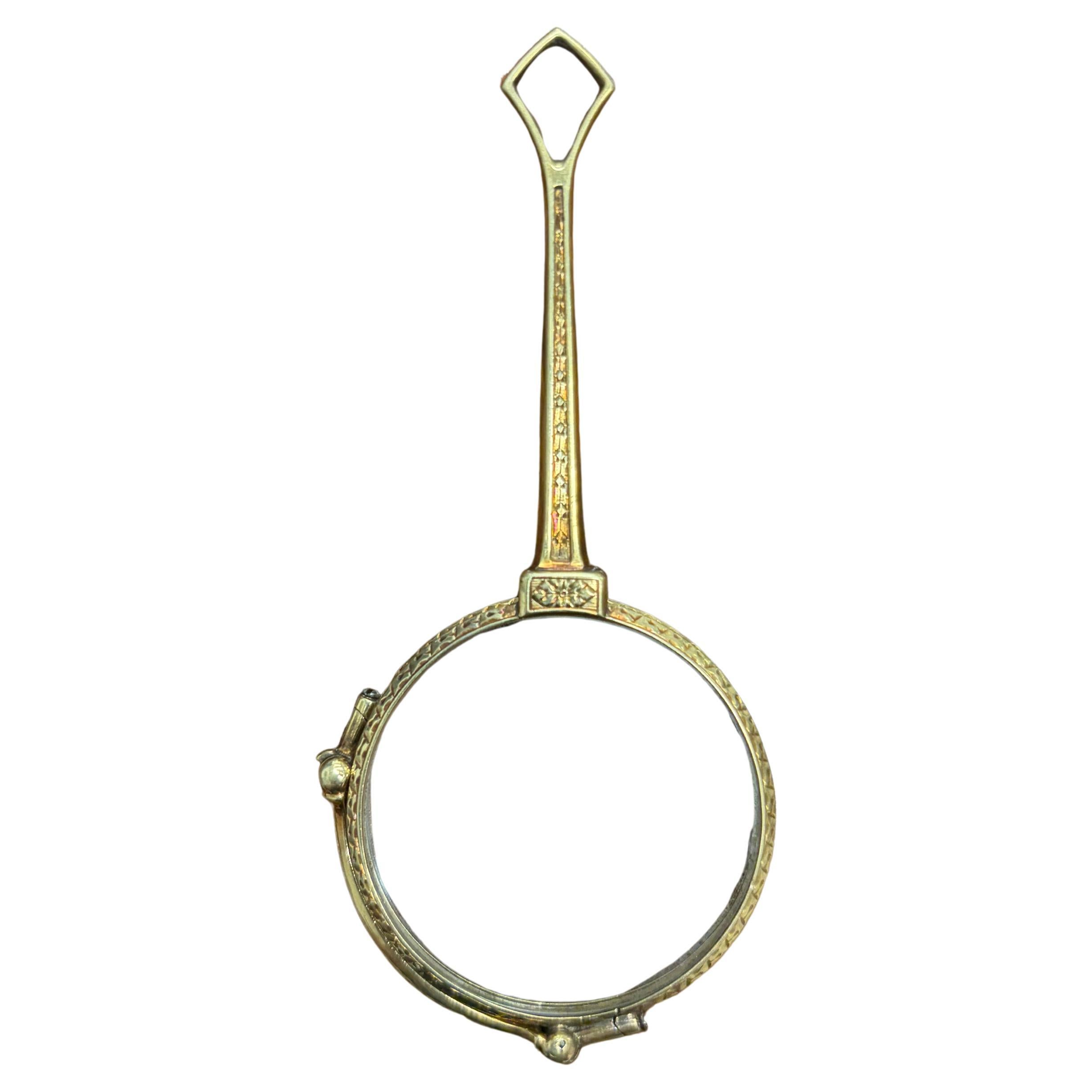 TIFFANY 
CO. Antiguo 1900s 14k Oro Amarillo Lorgnette Colgante Gafas en venta