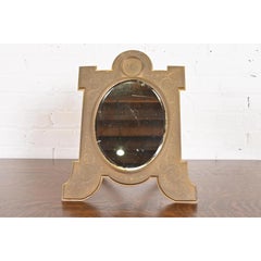 Tiffany & Co. Antique Art Deco Bronze Table Mirror