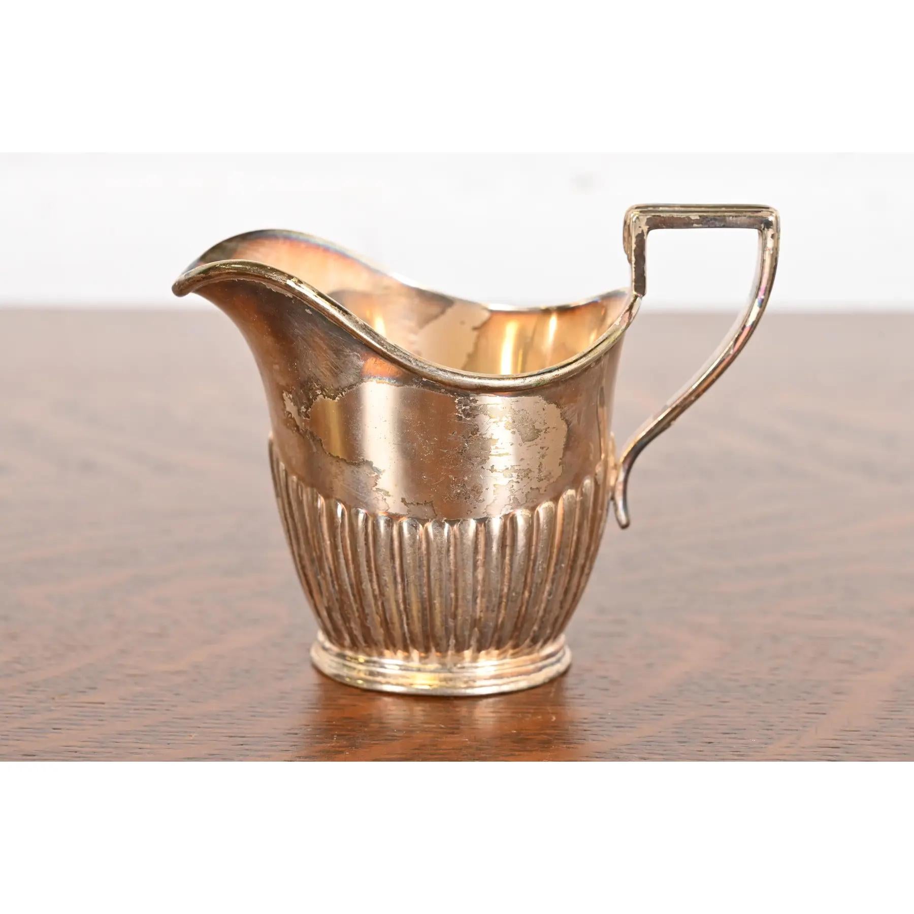 Tiffany & Co. Antique Art Deco Silver Plate Coffee or Tea Service Set For Sale 4