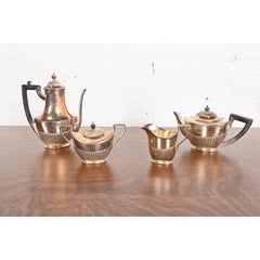 Tiffany & Co. Antique Art Deco Silver Plate Coffee or Tea Service Set