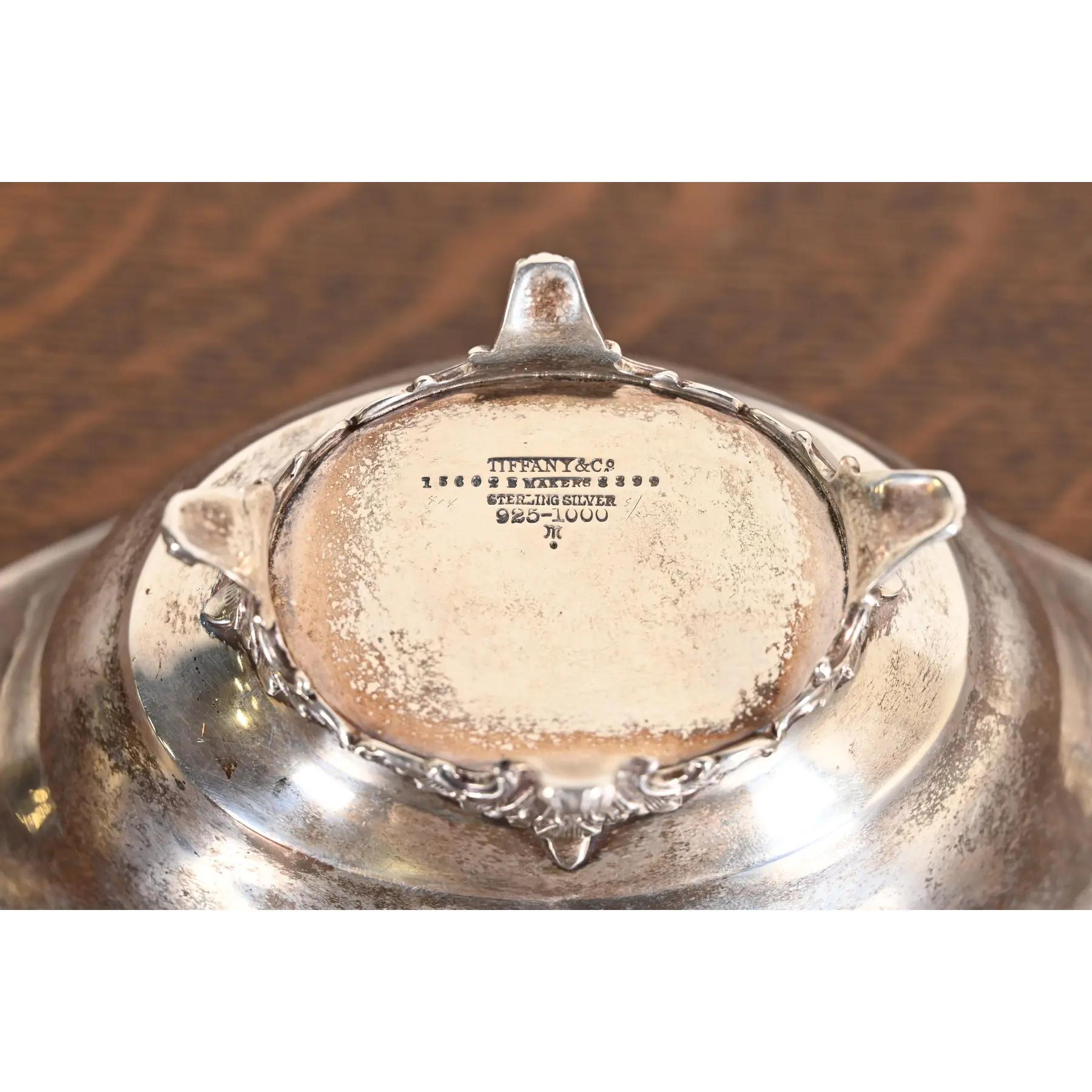 Tiffany & Co. Antique Art Deco Sterling Silver Gravy Boat 4