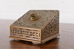 Tiffany & Co. Antique Arts & Crafts Bronze Pen Holder