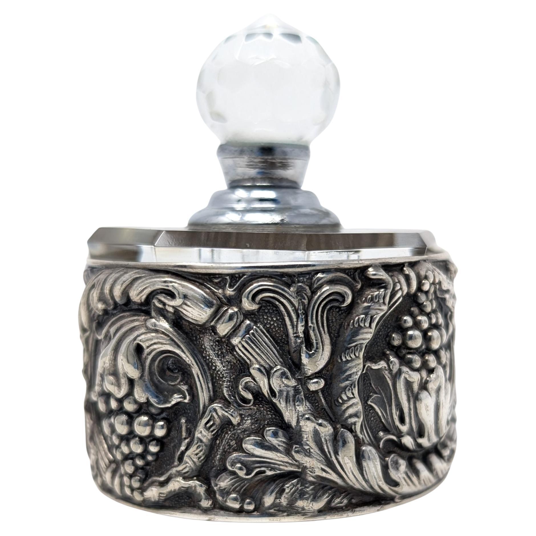 TIFFANY & CO. Antiguo cojín de alfiler soldado de plata de ley de los años 1870-90 Convertido en venta