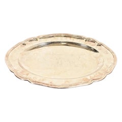 Tiffany & Co. Antique English Victorian Silverplate Serving Tray