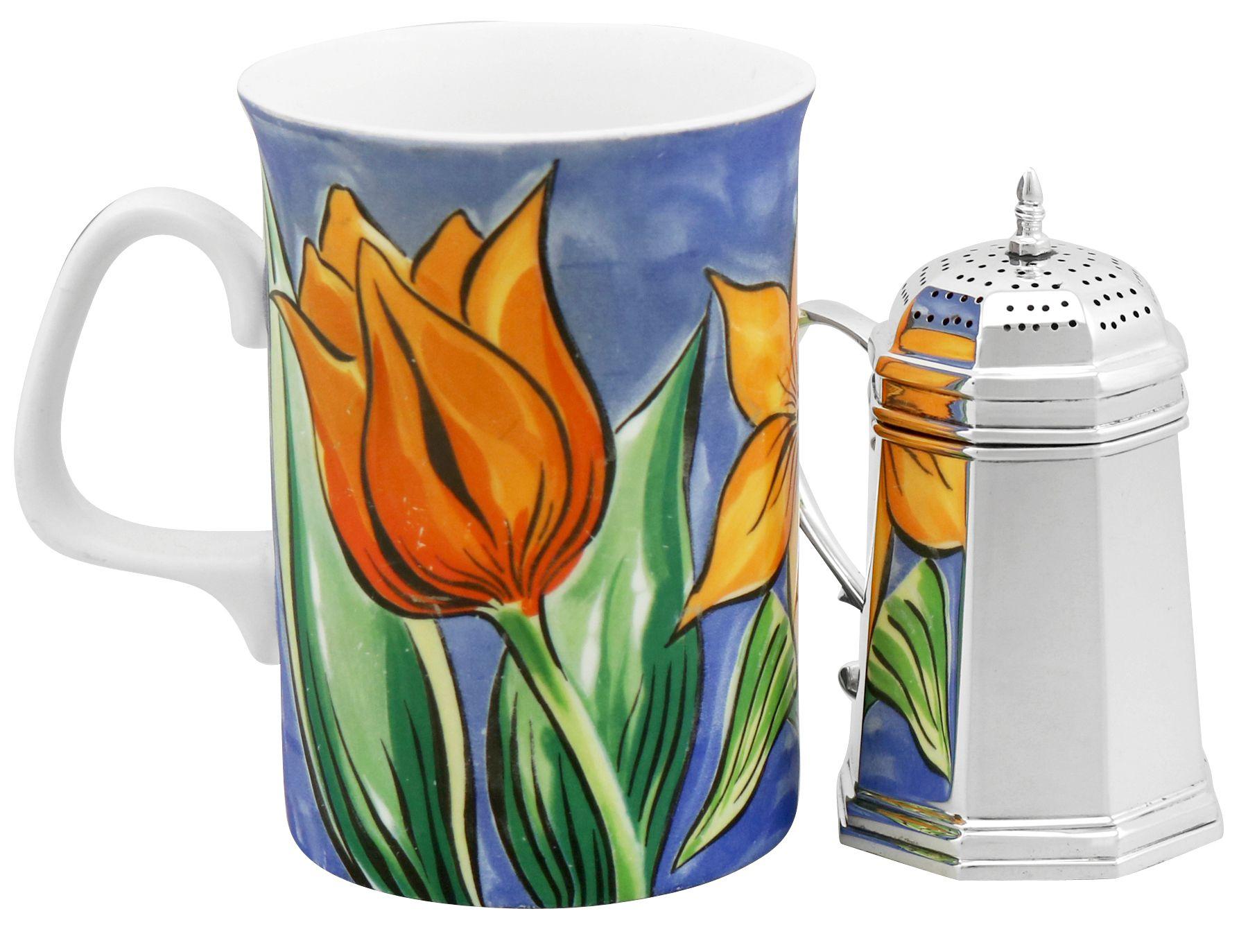 Tiffany & Co. Antiguo par de pimientos de cocina americanos de plata de ley Eduardiano en venta