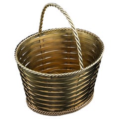 Tiffany & Co Used Silver Gilt Basket, Early 20th Century