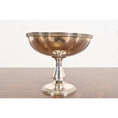 Tiffany & Co. Antique Silver Pedestal Fruit Bowl or Center Bowl