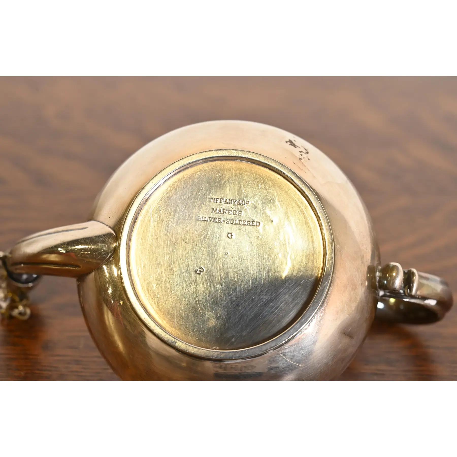 Tiffany & Co. Antique Silverplate Aladdin Lamp Form Table Cigar Lighter 4