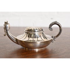 Tiffany & Co. Antique Silverplate Aladdin Lamp Form Table Cigar Lighter