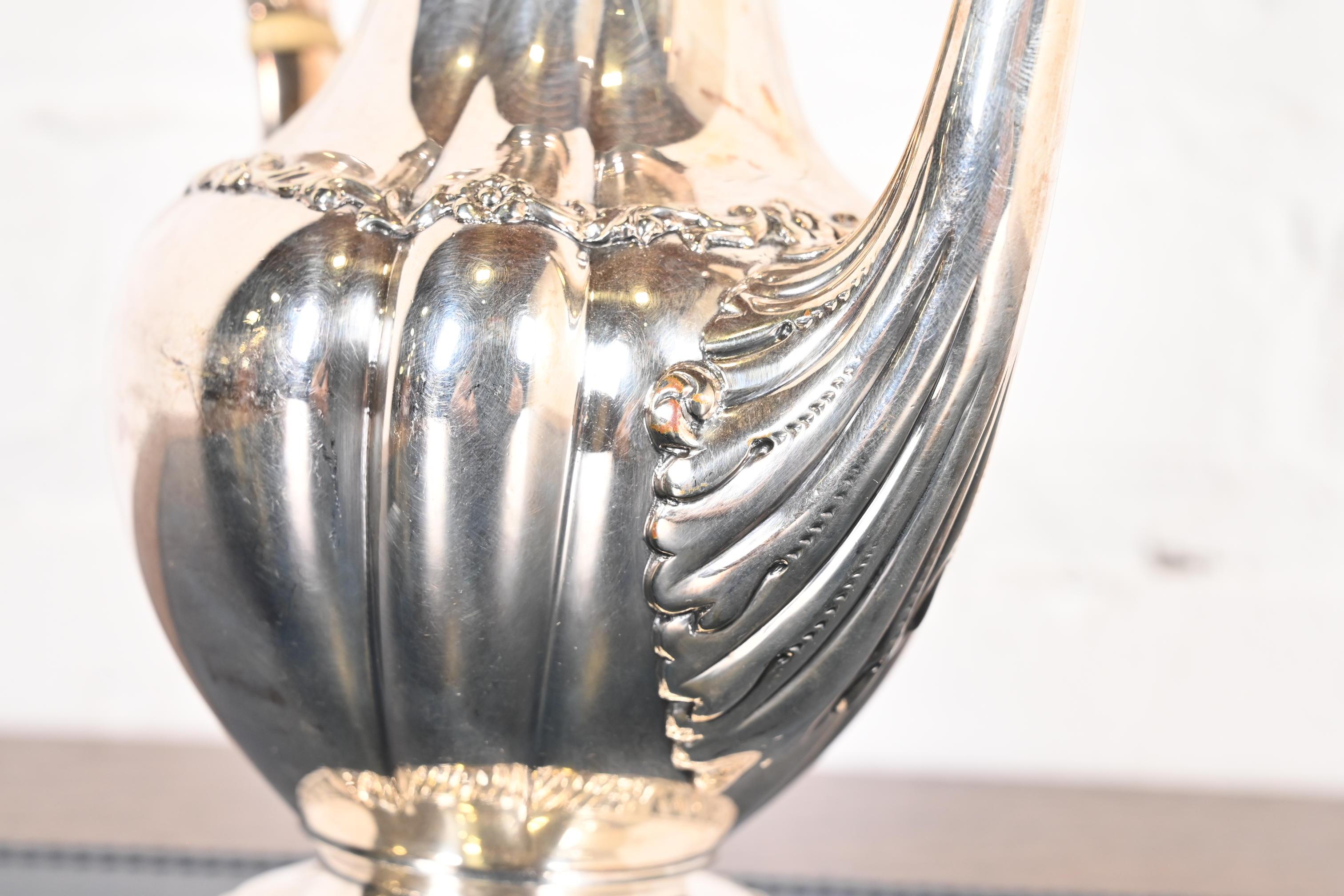 Tiffany & Co. Antique Silverplate Tea Kettle or Coffee Pot, 1902 For Sale 2