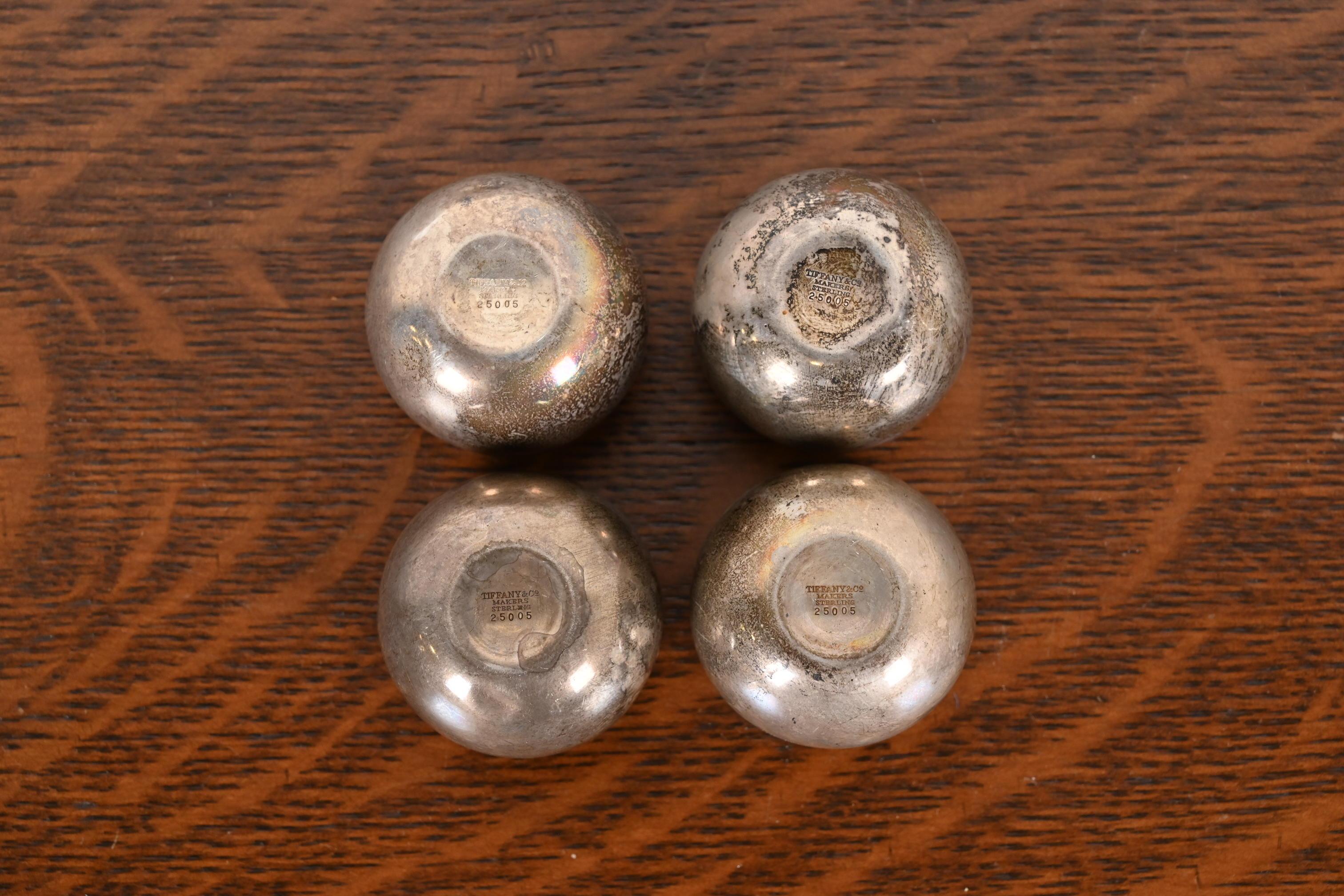 Tiffany & Co. Cordiali antichi in argento sterling, set di quattro pezzi in vendita 2