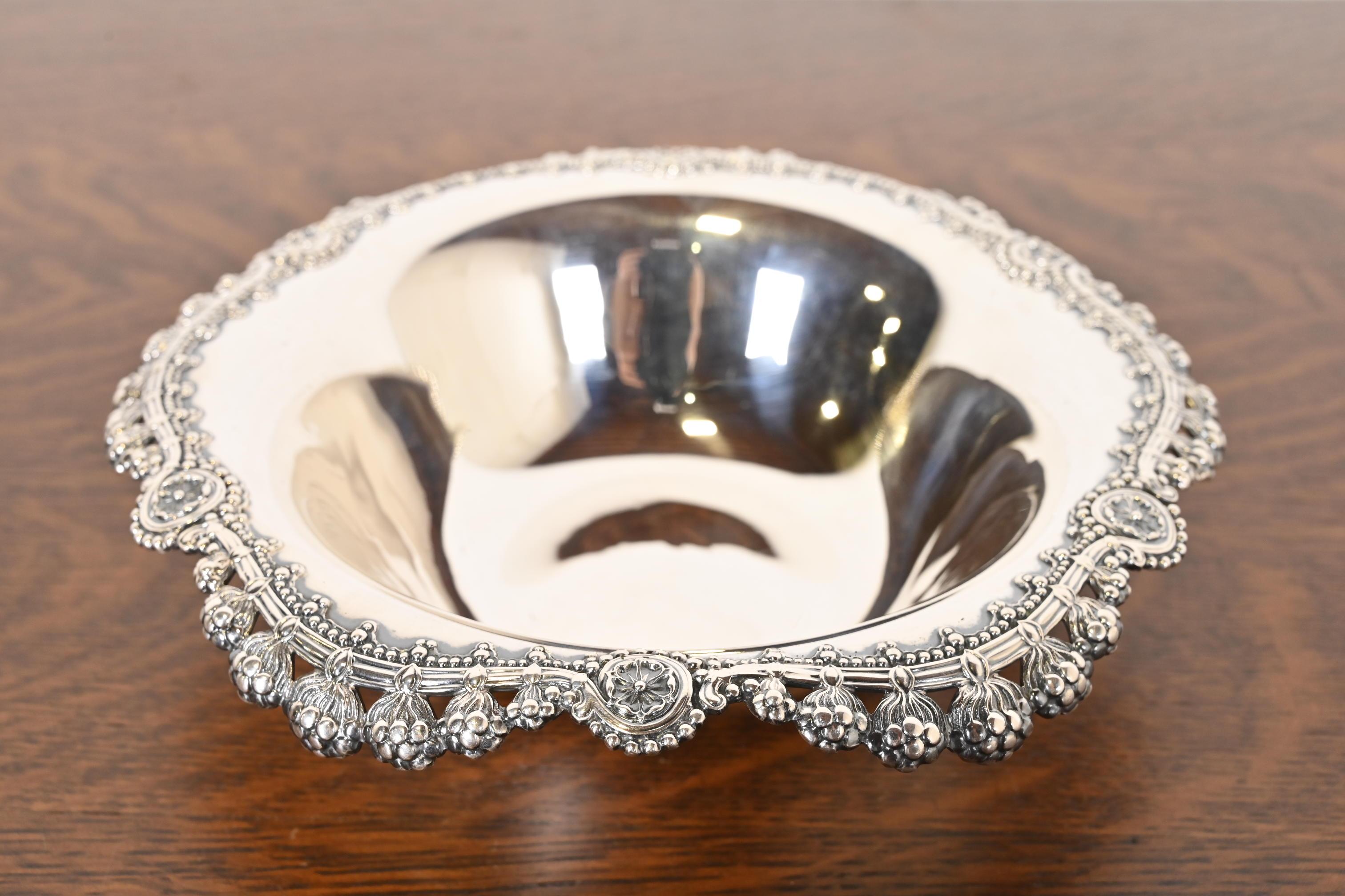 Art Deco Tiffany & Co. Antique Sterling Silver Fruit Bowl or Centerpiece Bowl For Sale