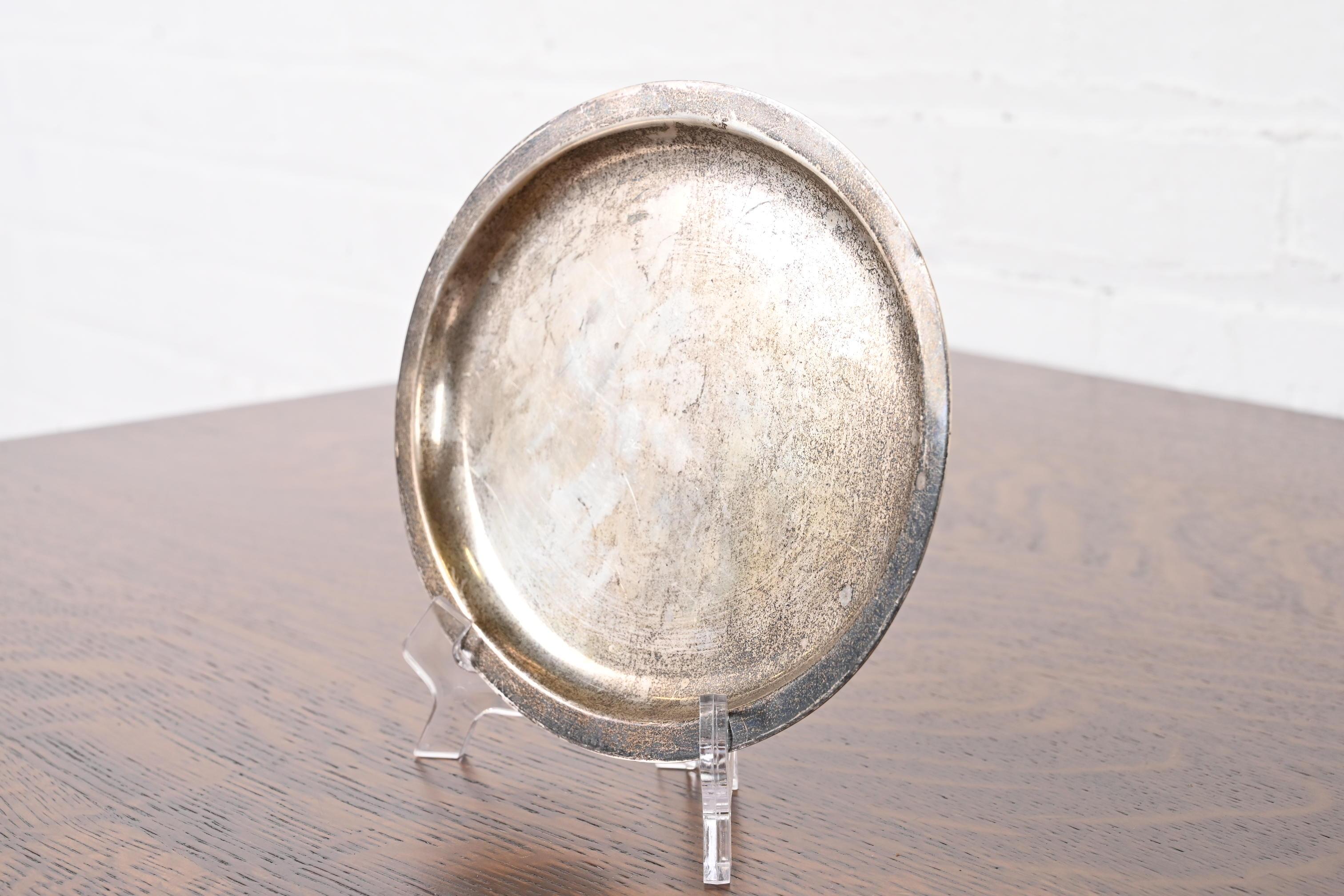 Arts and Crafts Tiffany & Co. Antique Sterling Silver Serving Tray For Sale