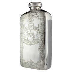 Tiffany & Co. Antique Sterling Silver Spirit Flask, Circa 1900