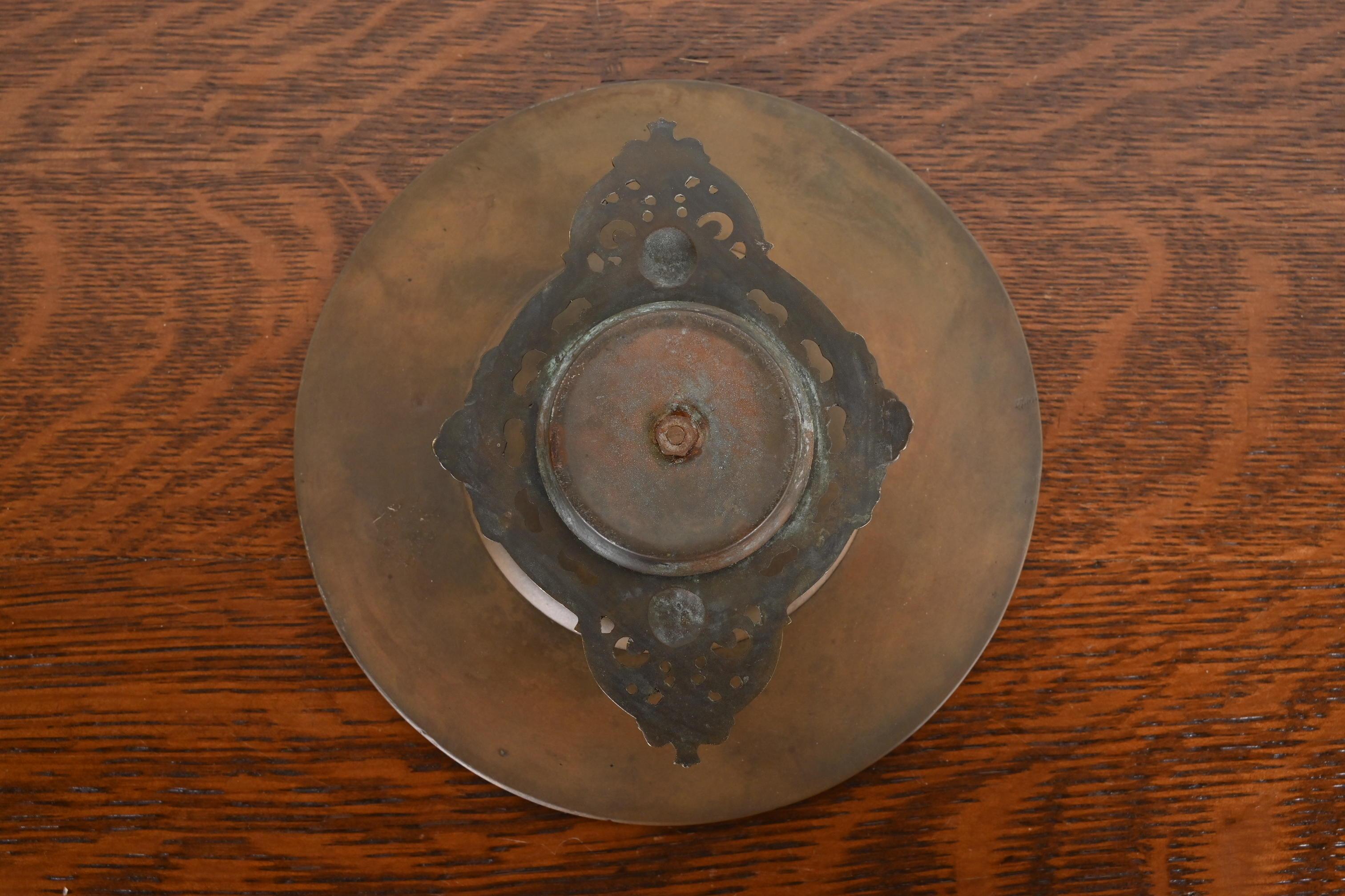 Tiffany & Co. Antique Victorian Bronze Footed Centerpiece Dish or Tazza For Sale 5
