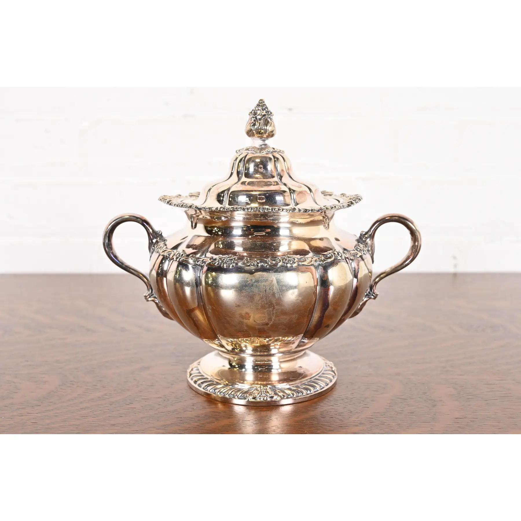 Tiffany & Co. Antique Victorian Silver Plate Coffee or Tea Service Set For Sale 5