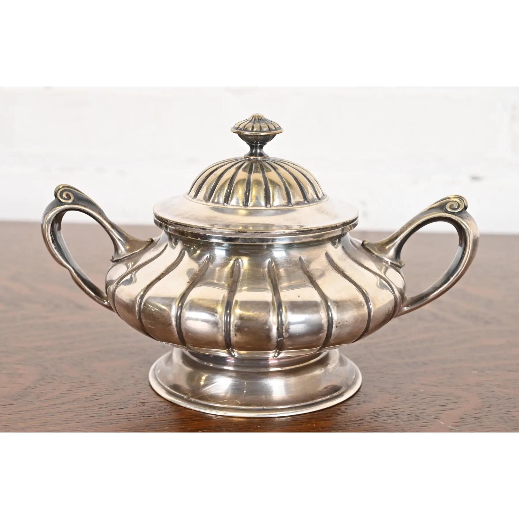 Tiffany & Co. Antiguo juego de café o té victoriano plateado en venta 2