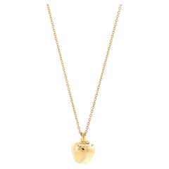 Tiffany & Co. Apple Pendant Necklace 18k Yellow Gold