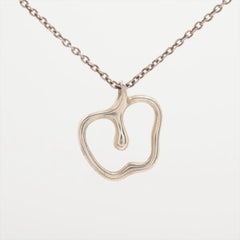 Tiffany & Co. Apple Pendant Necklace 925 Silver