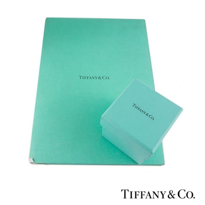 Modern Tiffany & Co. Aquamarine and Diamond Platinum Ring 8.34 Carat